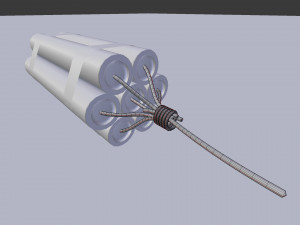 dynamite 3D 模型