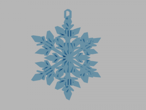 snowflake 3D Print Model