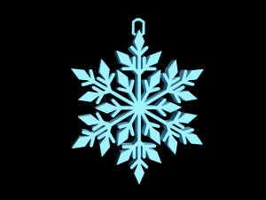 snowflake Modèles 3D en vedette