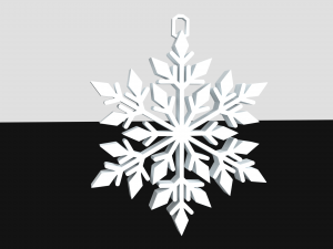 snowflake Modèles 3D en vedette