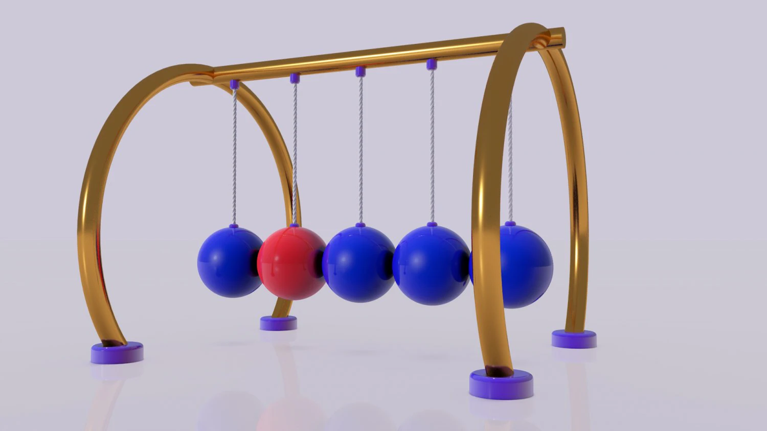 simple pendulum 3D Model .c4d .max .obj .3ds .fbx .stl .blend 