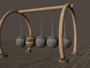 simple pendulum 3D मॉडल