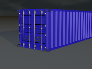 3d container for games and vfx uses Model 3D
