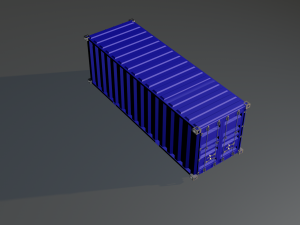 3d container for games and vfx uses Model 3D
