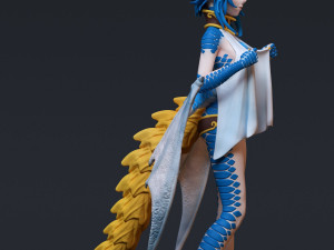 skadi dragenfelt - 3d model for printing Modelo de Impressão 3D