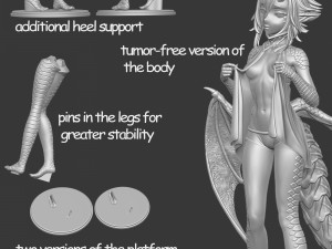 skadi dragenfelt - 3d model for printing Modelo de Impressão 3D