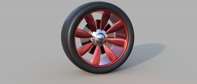 sport wheel 1 Model 3D .c4d .max .obj .3ds .fbx .stl .blend 