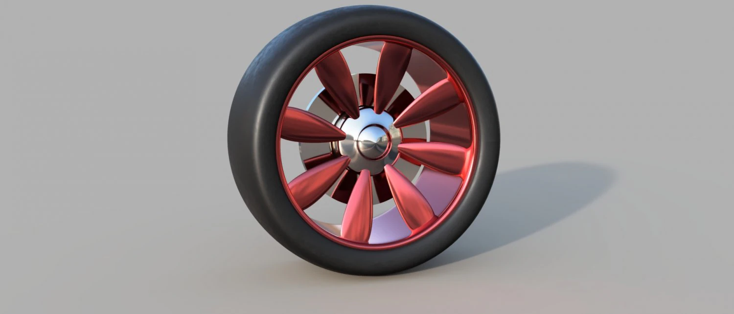 sport wheel 1 3D Model .c4d .max .obj .3ds .fbx .stl .blend 