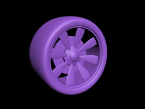 sport wheel 1 Model 3D