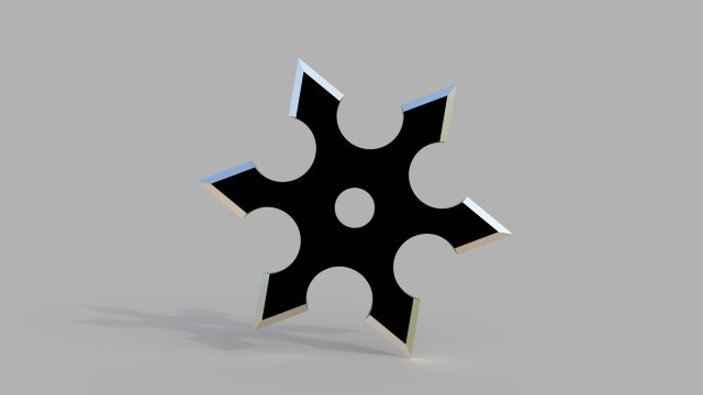 shuriken Modelo 3D .c4d .max .obj .3ds .fbx .stl .blend 