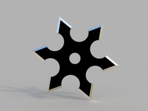 shuriken 3D 모델