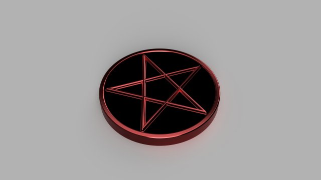 pentagram Modelo 3D .c4d .max .obj .3ds .fbx .stl .blend 