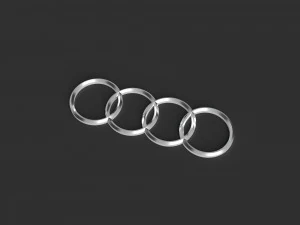 емблема ауді 3D Модель