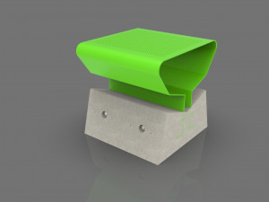 bench square 3D 模型