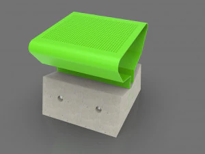 banco quadrado Modelo 3D