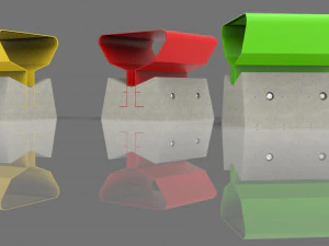 banco quadrado Modelo 3D