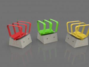 bicycle parking 3Dモデル