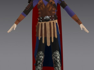 artemisarmor girl Model 3D