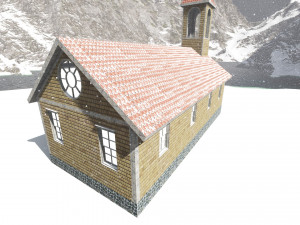 abandoned church sketcup 3D 모델