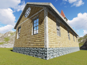 abandoned church sketcup Modèle 3D