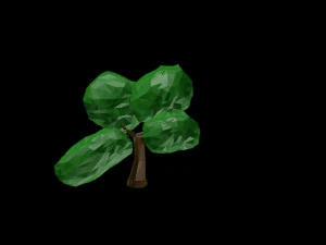 low poly tree1 3D Model