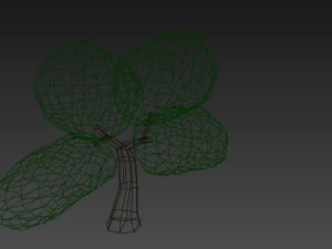 low poly tree1 3D Model