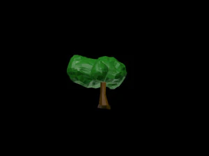 lowpoly tree2 3D Модель