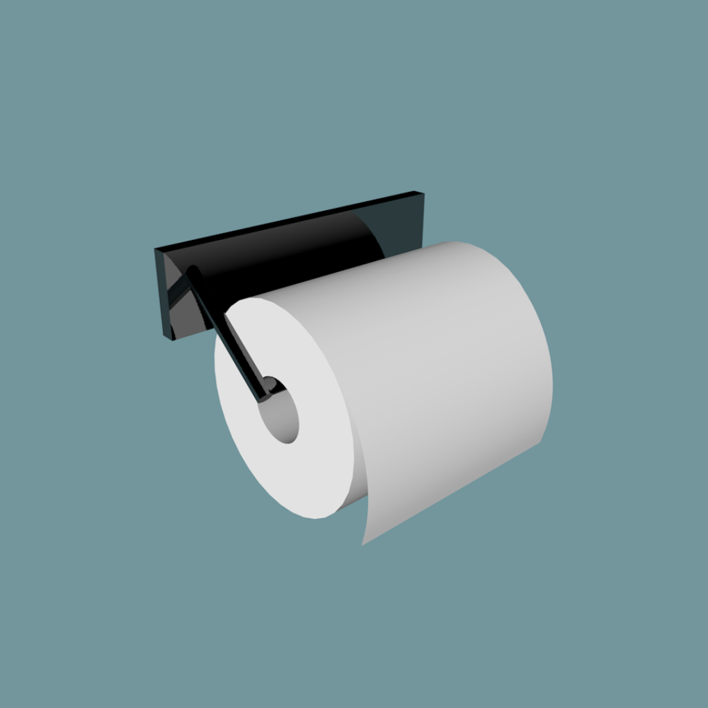 Toilet Paper Holder 3d Model In Bathroom 3dexport