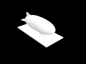 zeppelin award 3D 模型