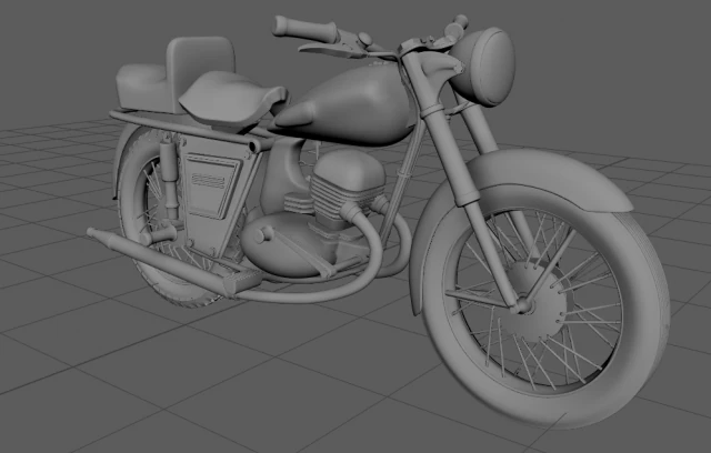 자전거 3D 모델 .c4d .max .obj .3ds .fbx .stl .blend 