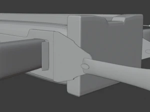 simple crossbow 3D Model