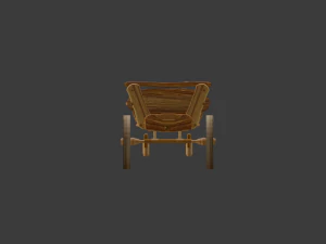 the medieval cart 3D Model