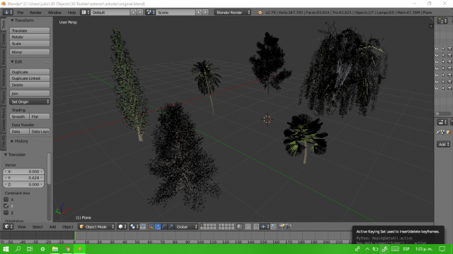 arbol Model 3D .c4d .max .obj .3ds .fbx .stl .blend