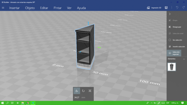 armario con estantes esquina 30 wardrobe with 30 corner shelves 3D Baskı Modeli .c4d .max .obj .3ds .fbx .stl .blend 