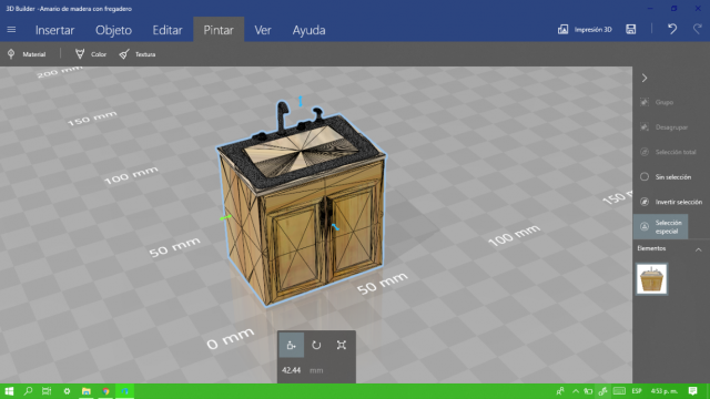 amario de madera con fregadero wooden wardrobe with sink 3D Baskı Modeli .c4d .max .obj .3ds .fbx .stl .blend 