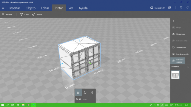 armario con puertas de cristal closet with glass doors 3D Принт Модель .c4d .max .obj .3ds .fbx .stl .blend 