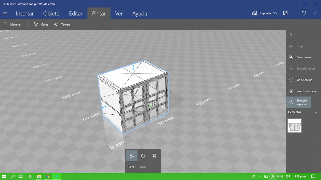 armario con puertas de cristal closet with glass doors 3D Print Model .c4d .max .obj .3ds .fbx .stl .blend 