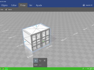 armario con puertas de cristal closet with glass doors 3D-printmodel