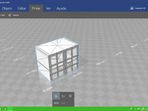 armadio con porte in cristallo con ante in vetro Modello di stampa 3D