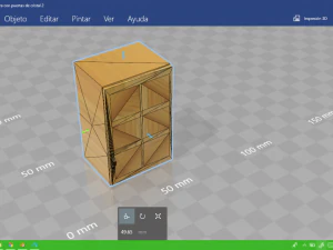 armario de madera con puertas de cristal 2 armadio in legno con ante in vetro 2 Modello di stampa 3D