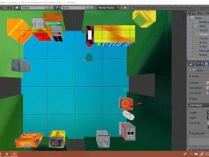 construccin con muebles v360p100 3D Model