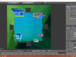 construccin con muebles v360p100 3D Model