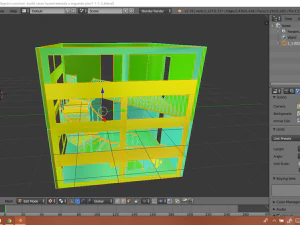 construccin con muebles v360p100 3D Model