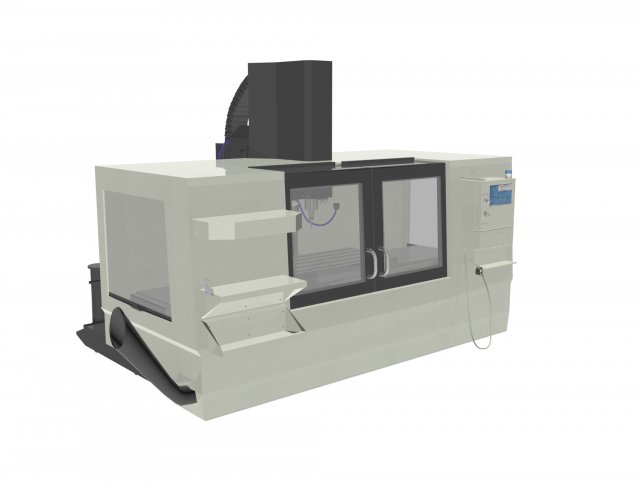 milling mashine Modello 3D .c4d .max .obj .3ds .fbx .stl .blend 