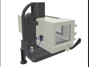 milling mashine Modello 3D
