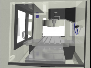 milling mashine Modello 3D