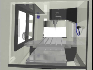 milling mashine 3D Model