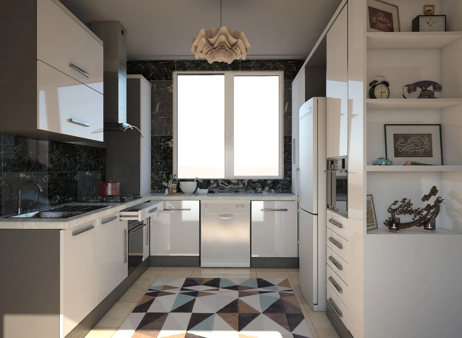kitchen 3D Model .c4d .max .obj .3ds .fbx .stl .blend 