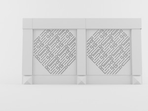 brick wall 3D Modell