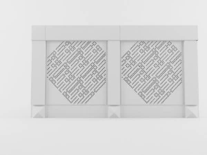 レンガの壁 3Dモデル